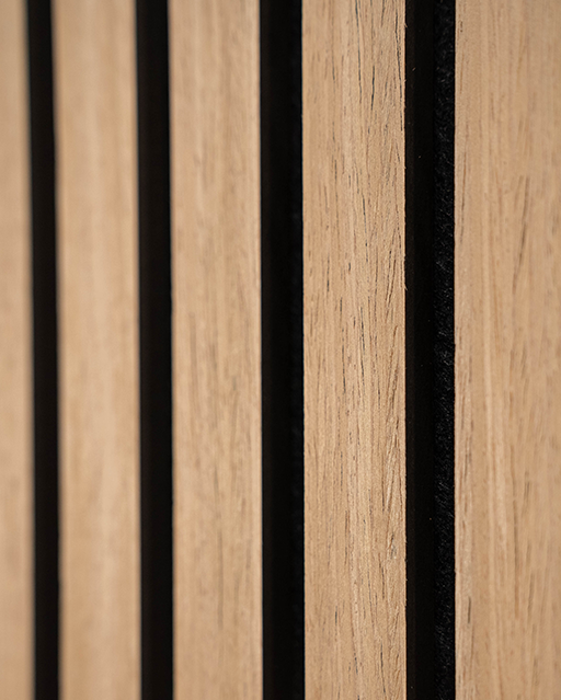 Natural Oak Acoustic Slat Wood Wall Panels